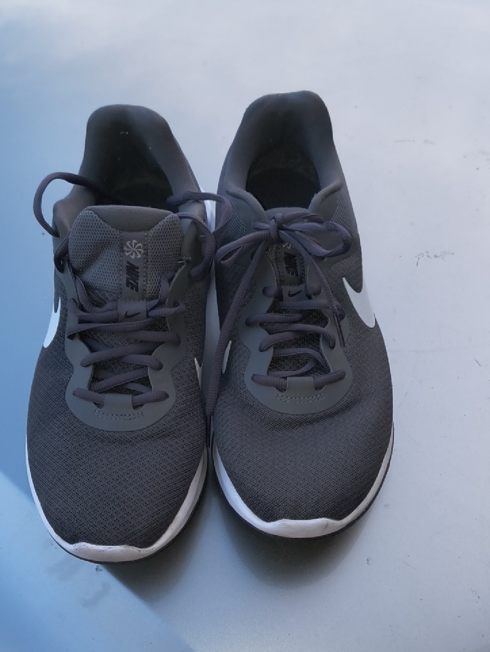 Nike Men's Athletic Shoes Black with White Swoosh